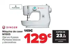 Carrefour SINGER Máquina de coser M1505 oferta