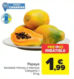 Carrefour Papaya oferta