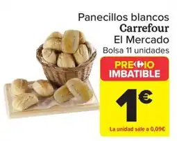 Carrefour Panecillos blancos Carrefour El Mercado oferta