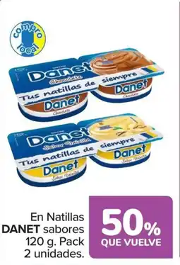 Carrefour DANET Saber Vainilla En Natillas oferta