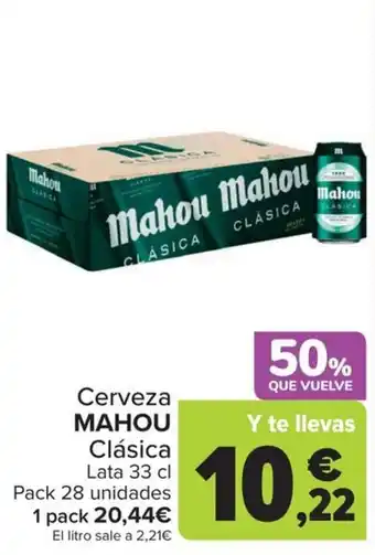 MAHOU Cerveza Clásica