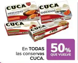 Carrefour CUCA En todas las conservas oferta