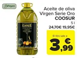 Carrefour COOSUR Aceite de oliva Virgen Serie Oro oferta
