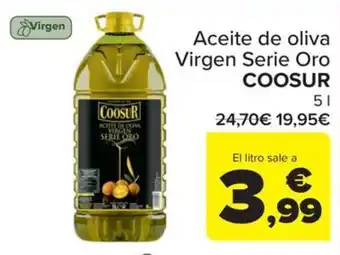 Carrefour COOSUR Aceite de oliva Virgen Serie Oro oferta