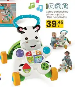 Eroski Cebra parlanchina primeros pasos oferta