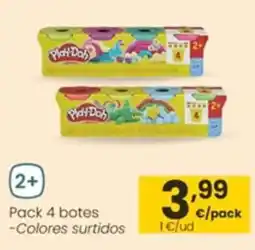 Eroski PLAY-DOH Pack 4 botes oferta