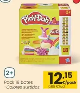 Eroski PLAY-DOH Pack 18 botes oferta