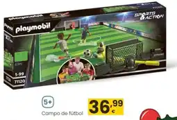Eroski PLAYMOBIL Campo de fútbol oferta