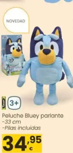 Eroski Peluche bluey parlante oferta