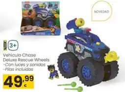 Eroski PAW PATROL Vehículo Chase Deluxe Rescue Wheels oferta