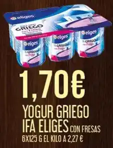Claudio Eliges - yogur griego ifa oferta