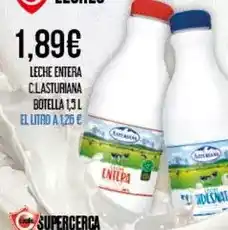 Claudio La asturiana - leche entera oferta