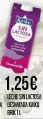 Claudio Kaiku - leche sin lactosa desnatada oferta