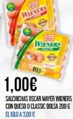 Claudio Wieners - salchichas oscar mayer con queso o classic bolsa oferta