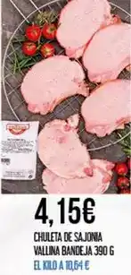 Claudio Vallina - chuleta de sajjonia oferta