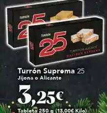 Gadis Suprema - turrón jijona o alicante oferta