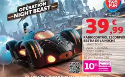 Alcampo Fun - radiocontrol eccorpión bestia de la noche oferta