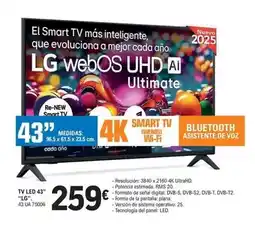E.Leclerc Lg - tv led 43 oferta