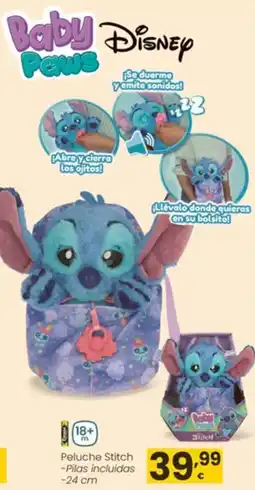 Eroski Peluche stitch oferta