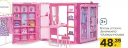 Eroski Barbie armario de ensueño oferta