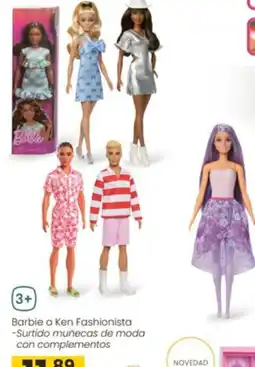Eroski Barbie o Ken Fashionista oferta