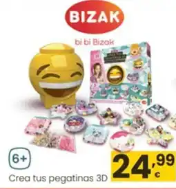 Eroski BIZAK Crea tus pegatinas 3D oferta