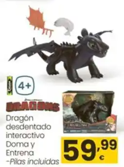 Eroski Dragón desdentado interactivo Doma y Entrena oferta