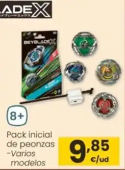 Eroski BEYBLADEX Pack inicial de peonzas oferta
