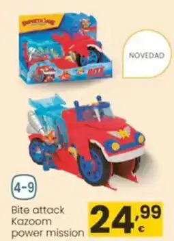 Eroski Bite attack Kazoom power mission oferta
