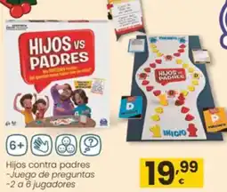 Eroski Hijos contra padres oferta