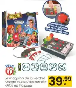 Eroski La máquina de la verdad oferta