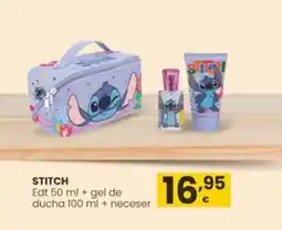 Eroski STITCH Edt 50 ml + gel de ducha 100 ml + neceser oferta