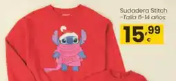Eroski Sudadera Stitch oferta