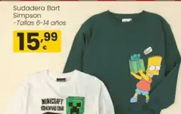 Eroski Sudadera Bart Simpson oferta