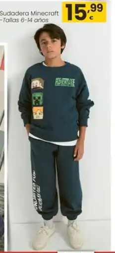 Eroski Sudadera Minecraft oferta