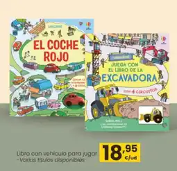 Eroski Libro con vehículo para jugar oferta