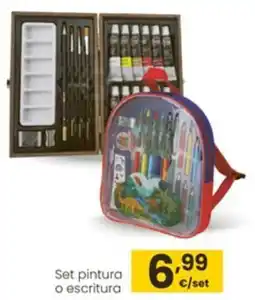 Eroski Set pintura o escritura oferta