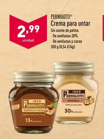 ALDI Pernigotti Crema para untar 350g oferta