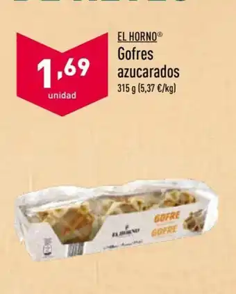 ALDI El Horno Gofres azucarados 315g oferta