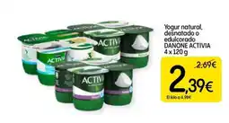 Dialprix DANONE ACTIVIA Yogur natural, desnatado o edulcorado oferta