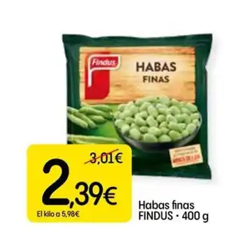 Dialprix FINDUS Habas finas oferta