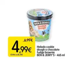 Dialprix BEN & JERRY'S Helado cookie dough o chocolate fudge brownie oferta