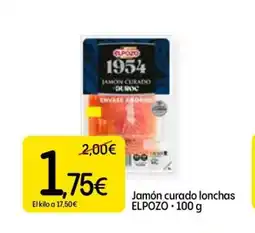 Dialprix ELPOZO Jamón curado lonchas oferta