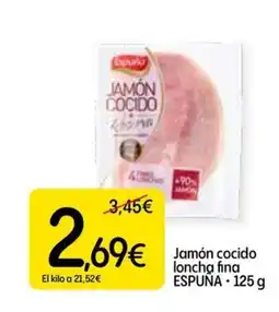 Dialprix ESPUNA cocido loncha fina oferta