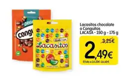 Dialprix LACASA Lacasitos chocolate o Conguitos oferta