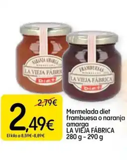 Dialprix LA VIEJA FÁBRICA Mermelada diet frambuesa o naranja amarga oferta