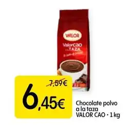 Dialprix VALOR CAO Chocolate polvo a la taza oferta