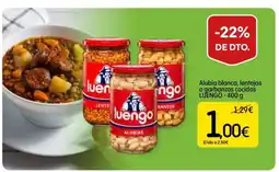 Dialprix LUENGO Alubia blanca, lentejas o garbanzos cocidos oferta