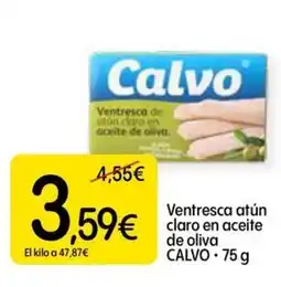 Dialprix CALVO Ventresca de atun claro en aceite de oliva oferta