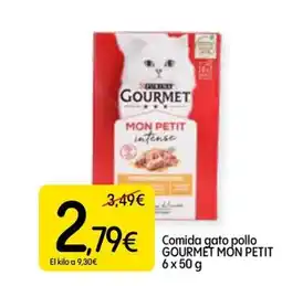 Dialprix GOURMET MON PETIT Comida gato pollo oferta